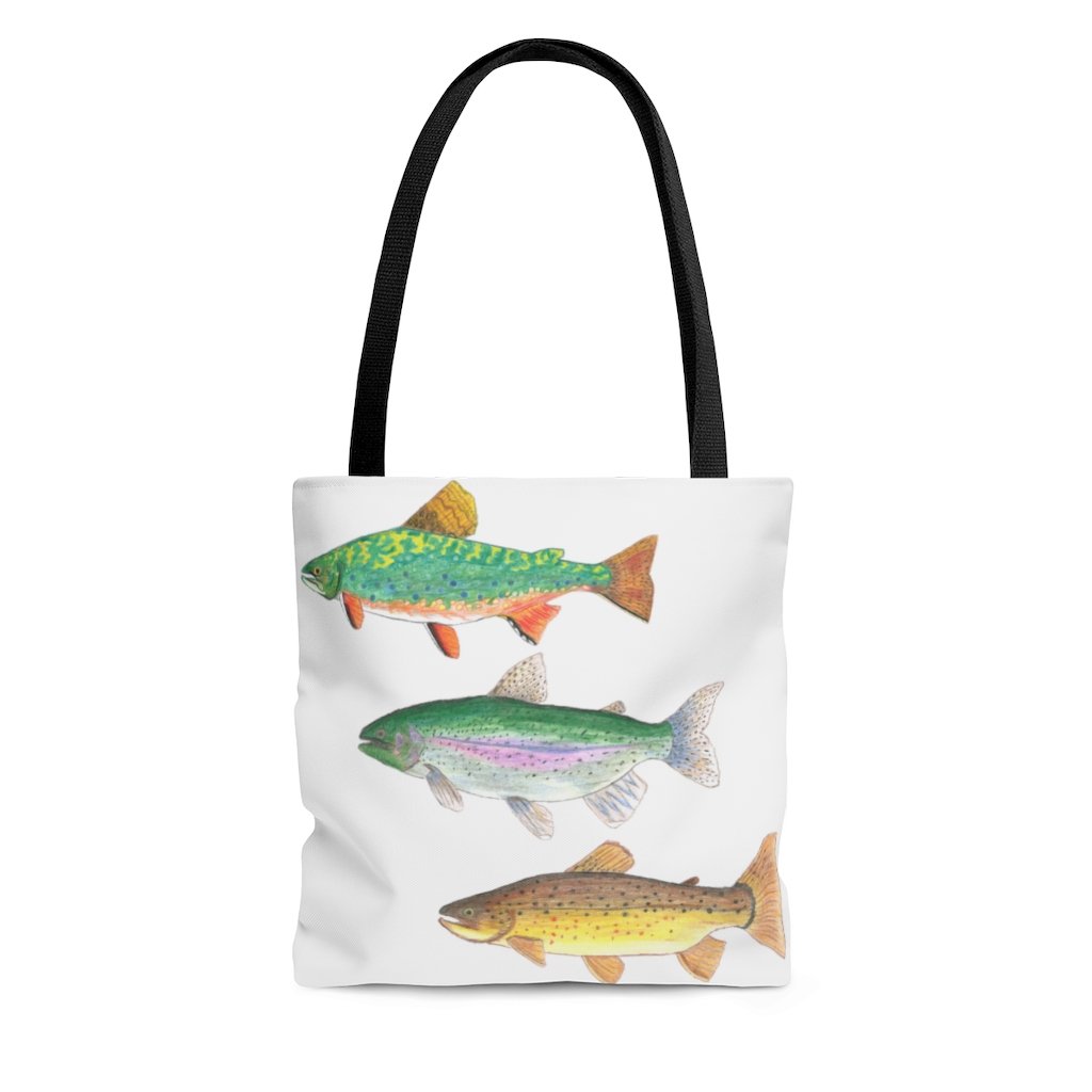 AOP Tote Bags - Favorite Fish