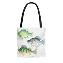 Load image into Gallery viewer, AOP Tote Bags - Favorite Fish
